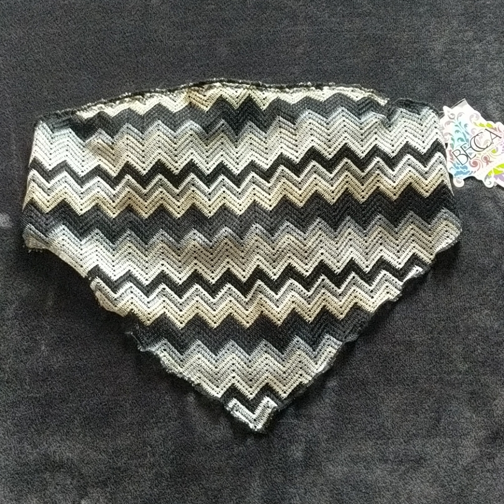 BECCA Bandeau Strapless Crochet Bikini Top (New)